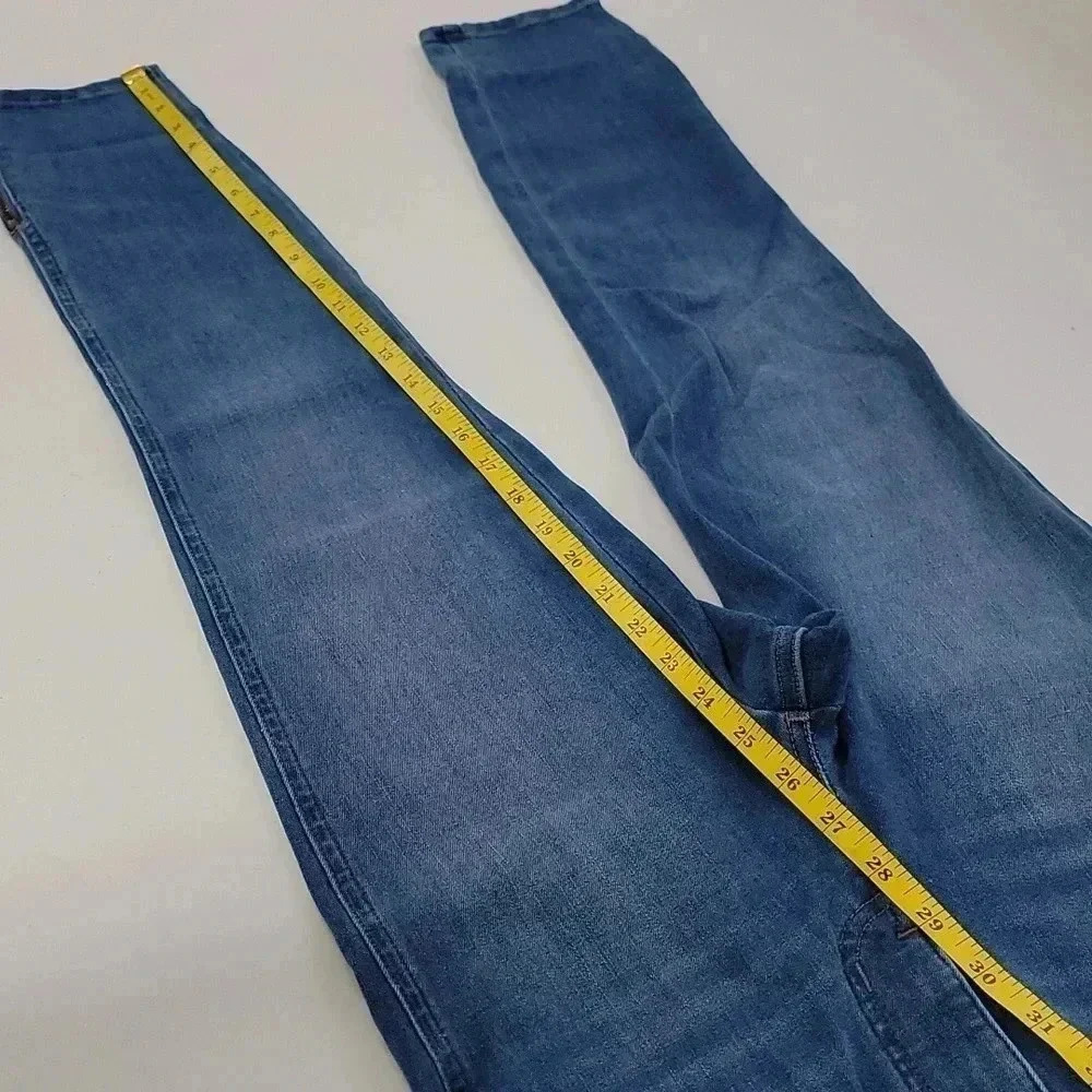 Madewell Stretchy Skinny Jeans Roadtripper Jeggings Zipper Ankle - Picture 6 of 13
